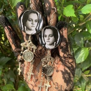 Halloween Earrings *Wednesday Addams*